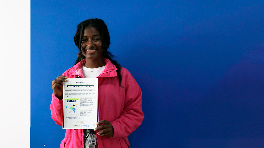 Platzi Obsequio de curso Platzi a Wanda