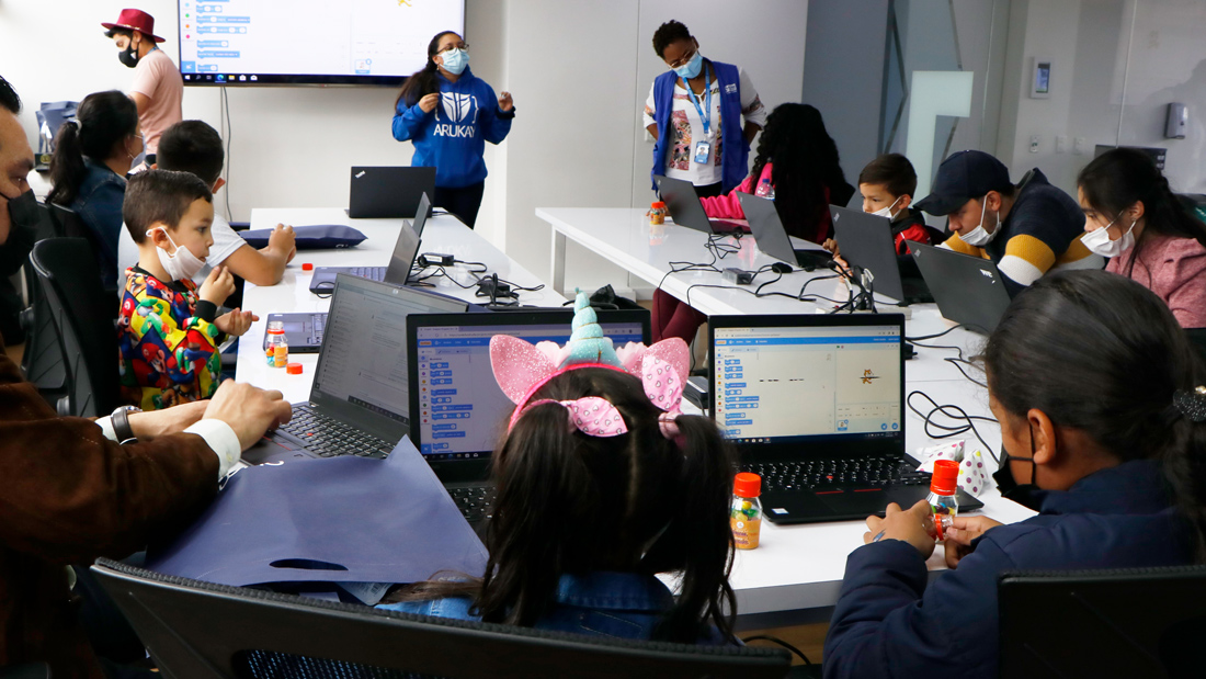 olimpia-ninos Igualdad de género en las Tic